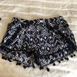 Printed Flowy shorts